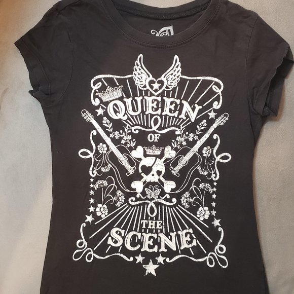 Place My Perfect Tee Girls Graphic Tee Black /White Size S 5/6 - Picture 1 of 4